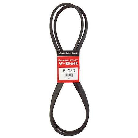 Mbl Mitsuboshi FHP General Utility V-Belt 0.63 in. W X 98 in. L For Fractional Horsepower Motors 5L980A